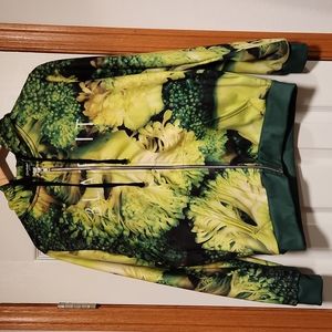 NWOT Blaze It Broccoli Zip up Hoodie